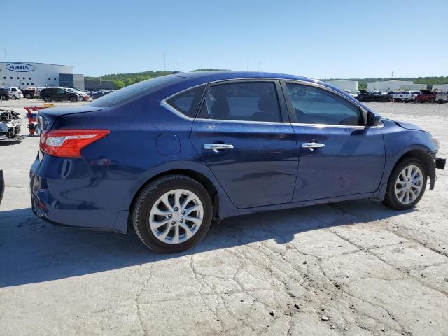 3N1AB7APXJL627394 - 2018 NISSAN SENTRA S 蓝色 照片 3