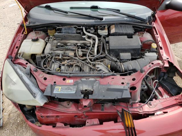 1FAFP38Z94W121774 - 2004 FORD FOCUS ZTS RED photo 11