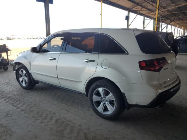 2HNYD2H65AH505521 - 2010 ACURA MDX TECHNOLOGY Biały zdjęcie 2