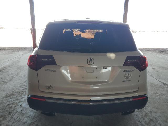 2HNYD2H65AH505521 - 2010 ACURA MDX TECHNOLOGY Biały zdjęcie 6