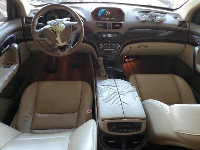 2HNYD2H65AH505521 - 2010 ACURA MDX TECHNOLOGY Biały zdjęcie 8