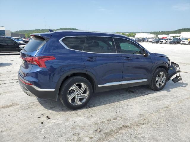 5NMS24AJXMH362201 - 2021 HYUNDAI SANTA FE SEL BLUE photo 3