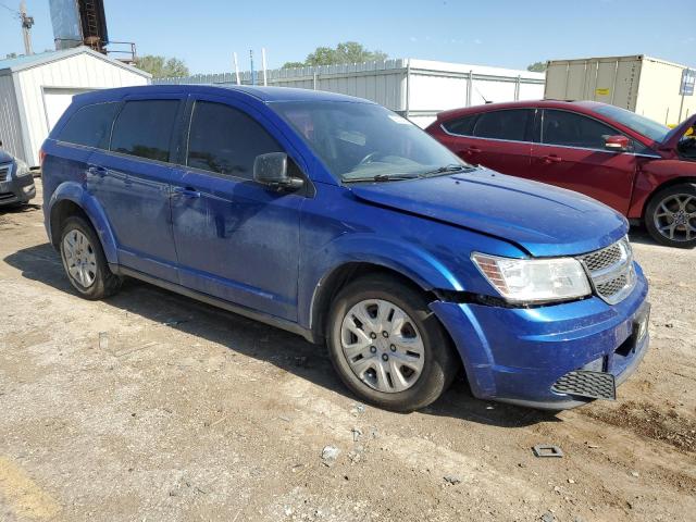 3C4PDCAB4FT547823 - 2015 DODGE JOURNEY SE BLUE photo 4