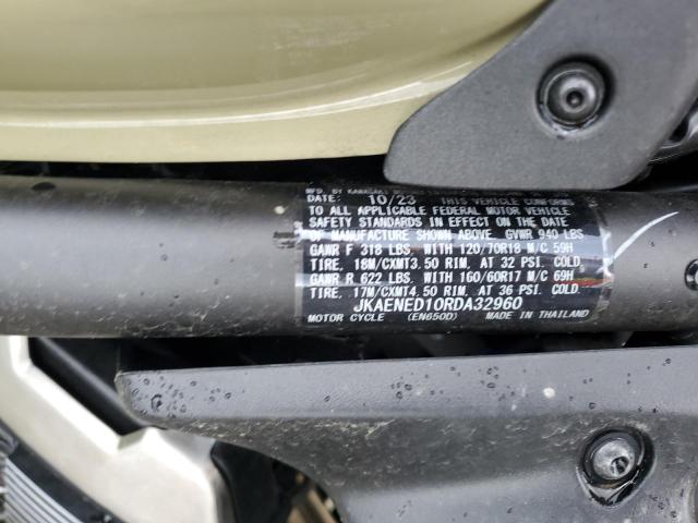 JKAENED10RDA32960 - 2024 KAWASAKI EN650 D GREEN photo 9