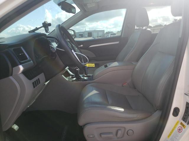 5TDKKRFH0FS116227 - 2015 TOYOTA HIGHLANDER XLE WHITE photo 7
