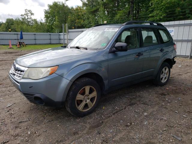 JF2SHABC9BH718974 - 2011 SUBARU FORESTER 2.5X TURQUOISE photo 1