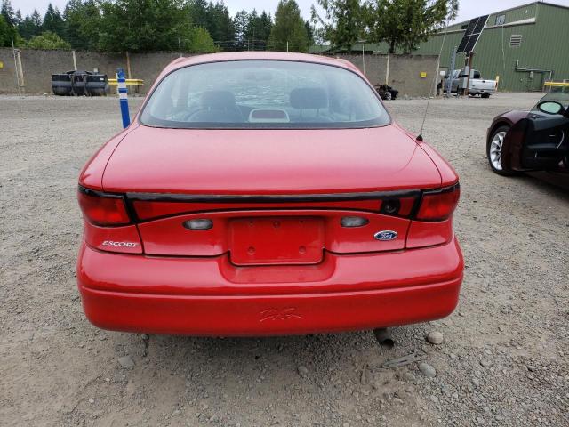 3FAKP1134XR151510 - 1999 FORD ESCORT ZX2 RED photo 6