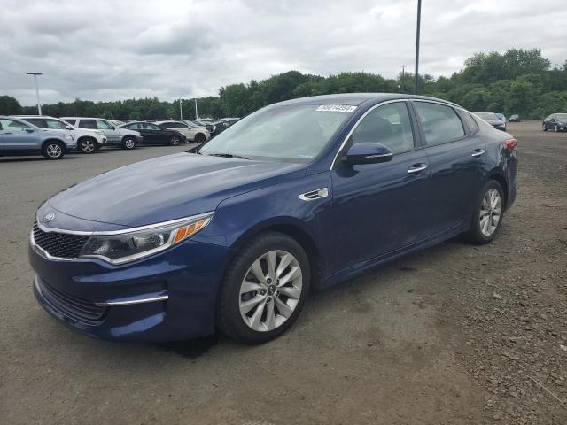 5XXGT4L34HG174795 - 2017 KIA OPTIMA LX BLUE photo 1