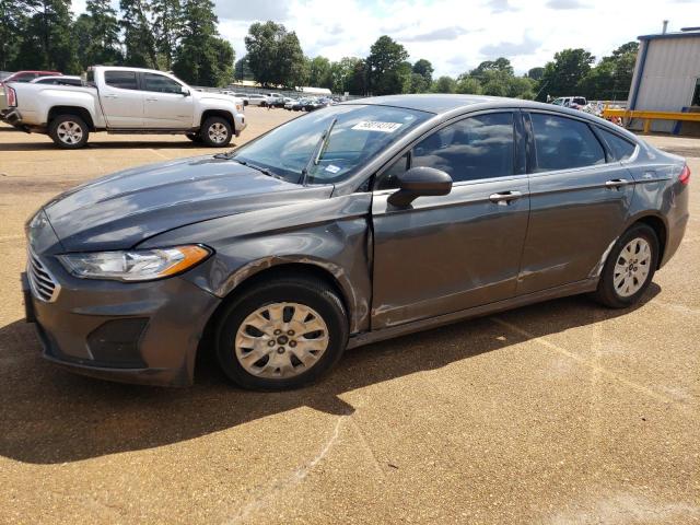 3FA6P0G70KR215525 - 2019 FORD FUSION S GRAY photo 1