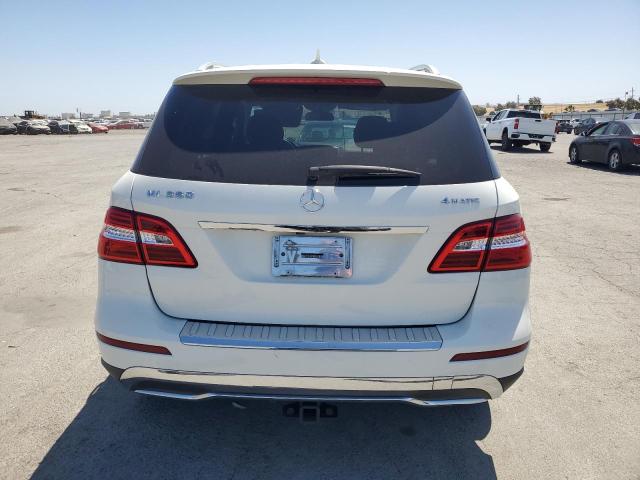 4JGDA5HB0DA181193 - 2013 MERCEDES-BENZ ML 350 4MATIC WHITE photo 6