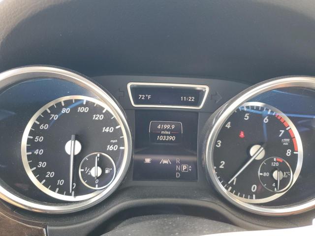 4JGDA5HB0DA181193 - 2013 MERCEDES-BENZ ML 350 4MATIC WHITE photo 9