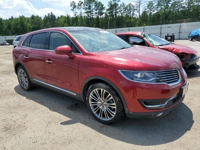 2LMPJ6LR7GBL74171 - 2016 LINCOLN MKX RESERVE წითელი ფოტო 4