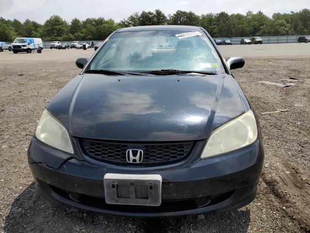 1HGEM22304L080547 - 2004 HONDA CIVIC DX VP BLACK photo 5