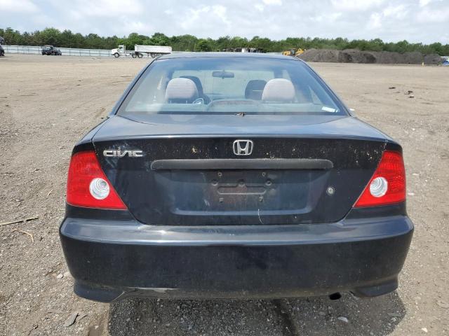 1HGEM22304L080547 - 2004 HONDA CIVIC DX VP BLACK photo 6