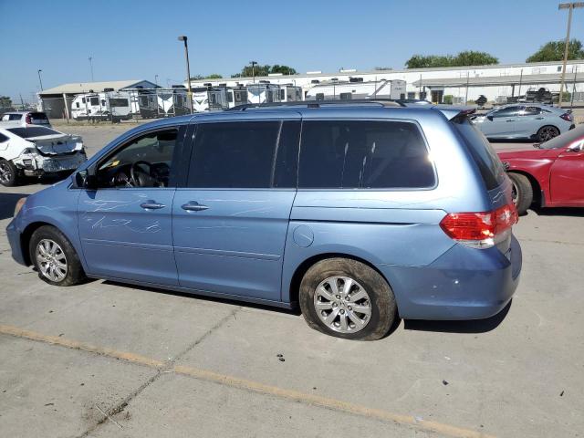 5FNRL3H60AB035116 - 2010 HONDA ODYSSEY EXL BLUE photo 2