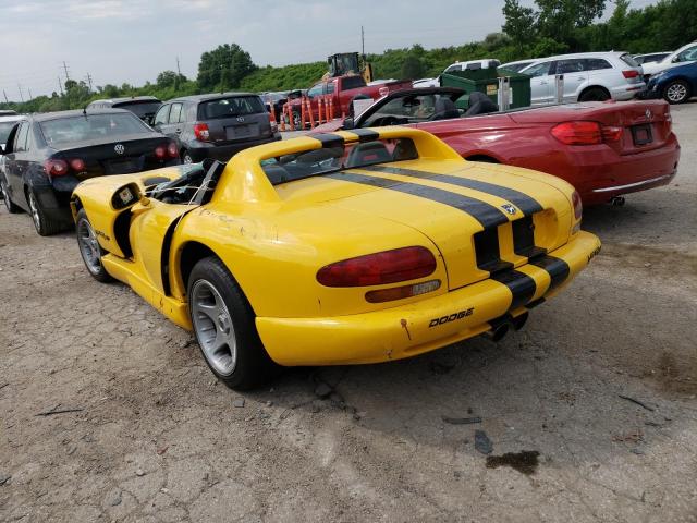 1B3BR65E6TV100201 - 1996 DODGE VIPER RT-10 YELLOW photo 2