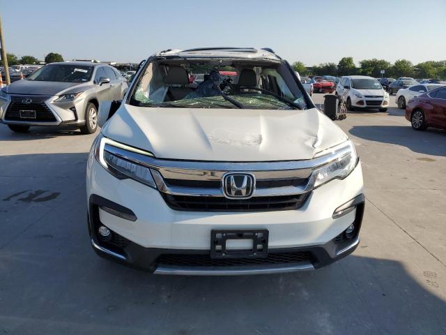 5FNYF6H00KB001243 - 2019 HONDA PILOT ELITE WHITE photo 5