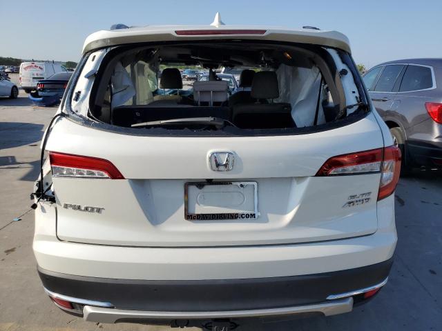 5FNYF6H00KB001243 - 2019 HONDA PILOT ELITE WHITE photo 6