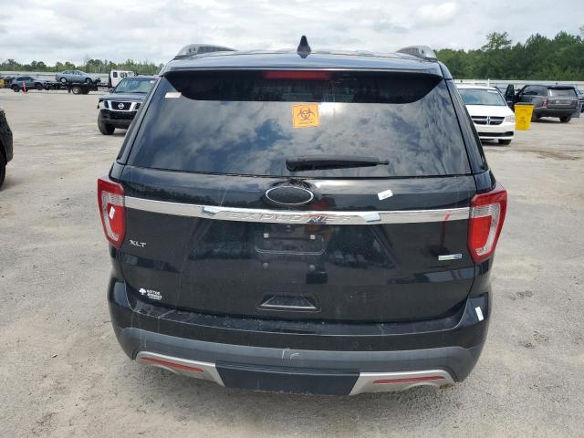 1FM5K8D82GGA35005 - 2016 FORD EXPLORER XLT BLACK photo 6