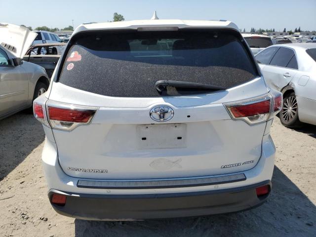 5TDDKRFH0GS318639 - 2016 TOYOTA HIGHLANDER LIMITED WHITE photo 6