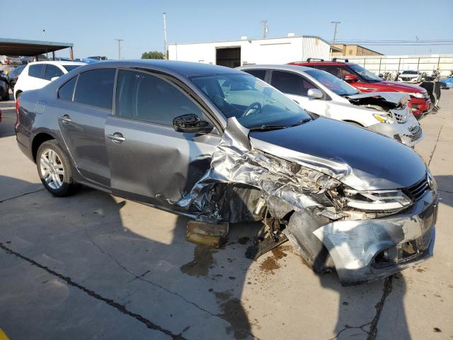 3VW2K7AJ9EM226946 - 2014 VOLKSWAGEN JETTA BASE رمادي صورة 4