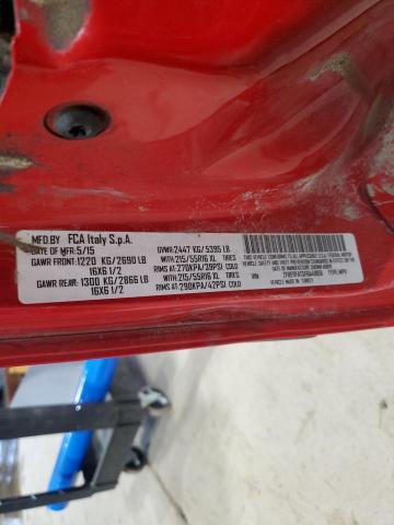 ZFBERFAT5F6A49651 - 2015 RAM PROMASTER RED photo 13