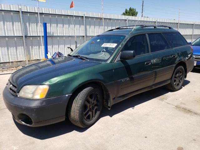 4S3BH6751Y7611485 - 2000 SUBARU LEGACY OUTBACK AWP 绿色 照片 1