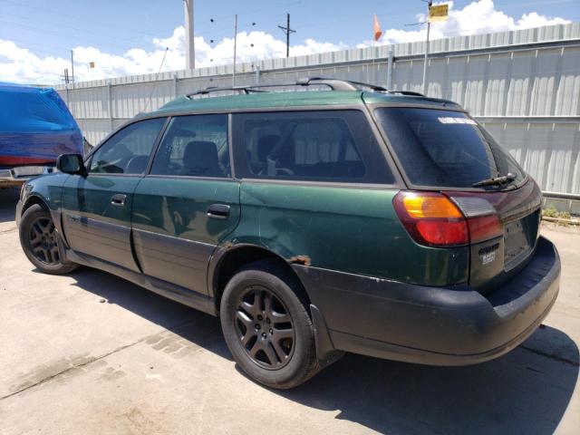 4S3BH6751Y7611485 - 2000 SUBARU LEGACY OUTBACK AWP 绿色 照片 2