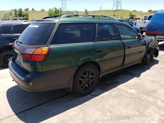 4S3BH6751Y7611485 - 2000 SUBARU LEGACY OUTBACK AWP 绿色 照片 3