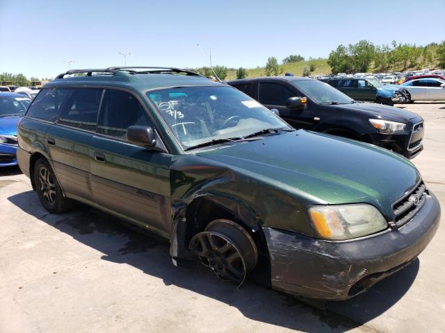 4S3BH6751Y7611485 - 2000 SUBARU LEGACY OUTBACK AWP 绿色 照片 4