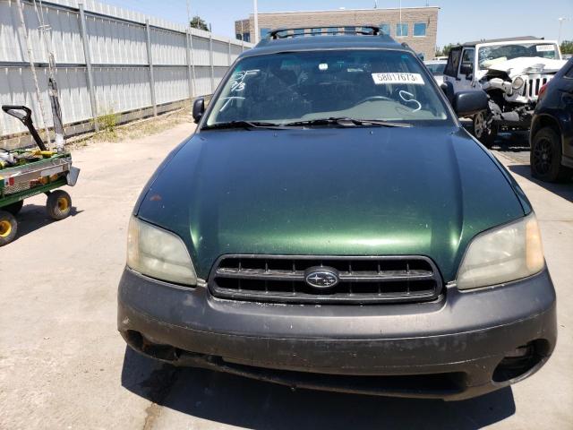 4S3BH6751Y7611485 - 2000 SUBARU LEGACY OUTBACK AWP 绿色 照片 5