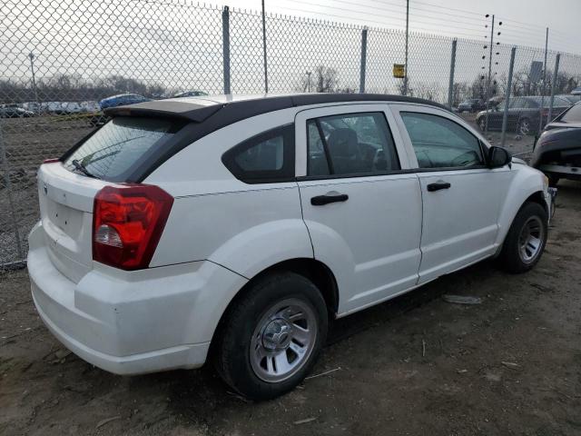 1B3HB28B08D559195 - 2008 DODGE CALIBER WHITE photo 3