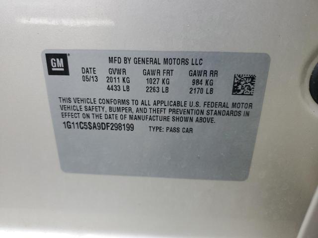 1G11C5SA9DF298199 - 2013 CHEVROLET MALIBU 1LT 米色 照片 12