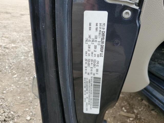 2C4RC1BG5DR792883 - 2013 CHRYSLER TOWN & COU TOURING ლურჯი ფოტო 10