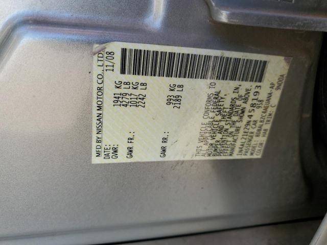 1N4AL21E29N458193 - 2009 NISSAN ALTIMA 2.5 TAN photo 12