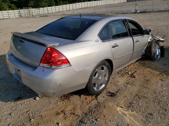 2G1WD58C989221035 - 2008 CHEVROLET IMPALA SUPER SPORT SILVER photo 4