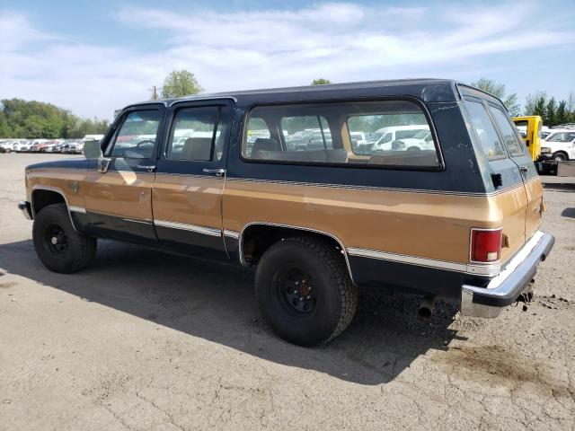 1GNEV16K4JF130648 - 1988 CHEVROLET SUBURBAN V10 TWO TONE photo 2