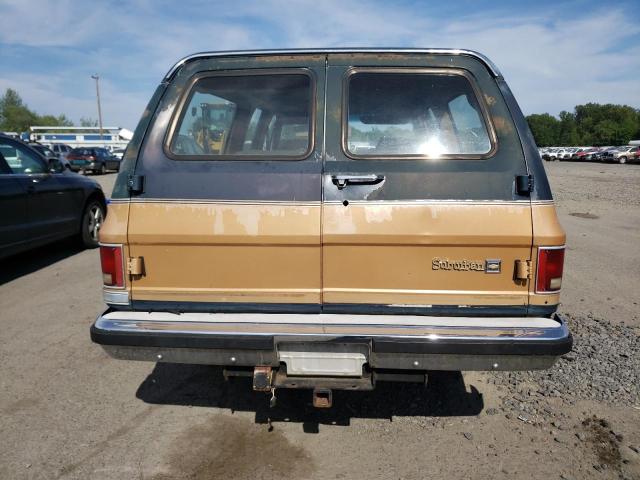 1GNEV16K4JF130648 - 1988 CHEVROLET SUBURBAN V10 TWO TONE photo 6