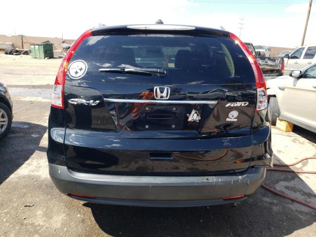 5J6RM4H73CL052837 - 2012 HONDA CR-V EXL BLACK photo 6