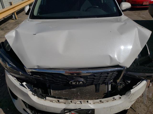 5XYPGDA30KG435205 - 2019 KIA SORENTO L WHITE photo 12