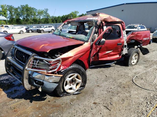 5TEGM92N74Z351865 - 2004 TOYOTA TACOMA DOUBLE CAB PRERUNNER RED photo 1