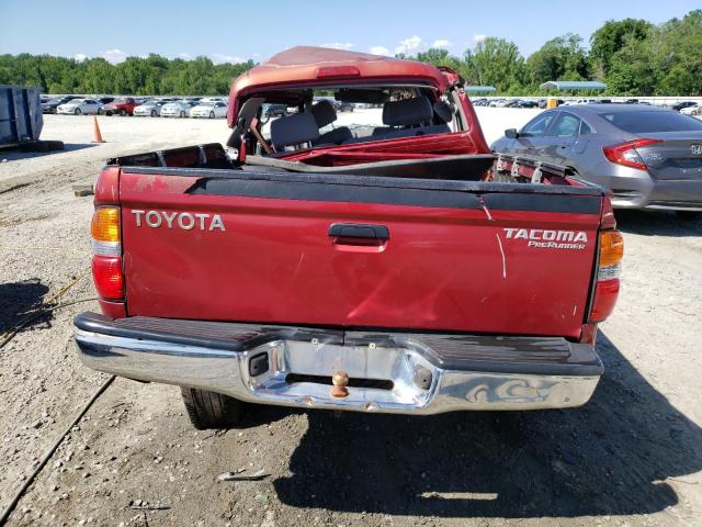 5TEGM92N74Z351865 - 2004 TOYOTA TACOMA DOUBLE CAB PRERUNNER RED photo 6
