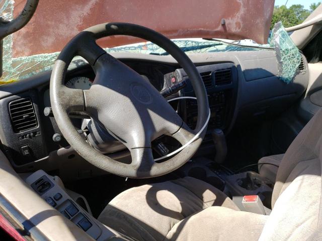 5TEGM92N74Z351865 - 2004 TOYOTA TACOMA DOUBLE CAB PRERUNNER RED photo 8