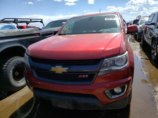 1GCHTCE38F1184900 - 2015 CHEVROLET COLORADO Z71 RED photo 5