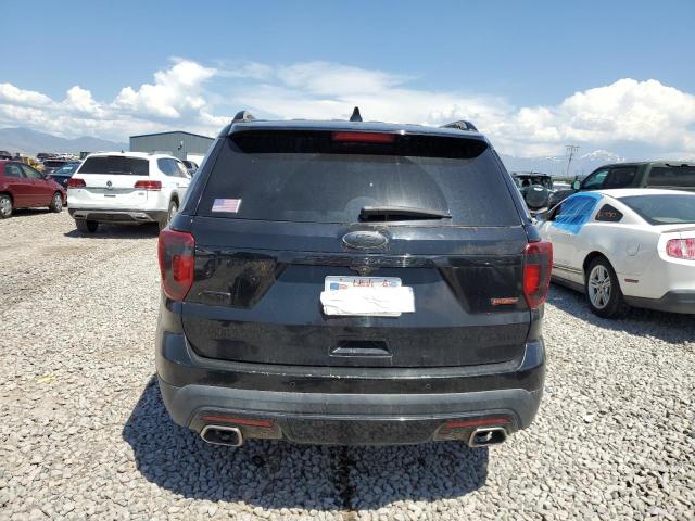 1FM5K8GT8HGB50662 - 2017 FORD EXPLORER SPORT BLACK photo 6