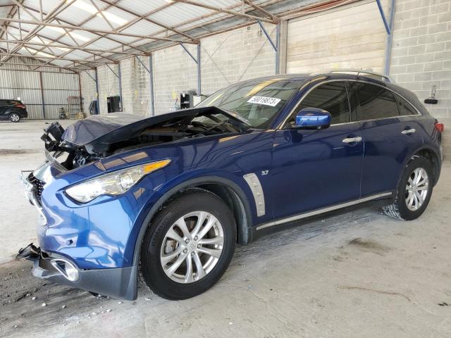 JN8CS1MU2HM141963 - 2017 INFINITI QX70 BLUE photo 1