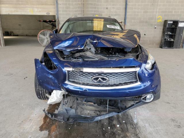 JN8CS1MU2HM141963 - 2017 INFINITI QX70 BLUE photo 5