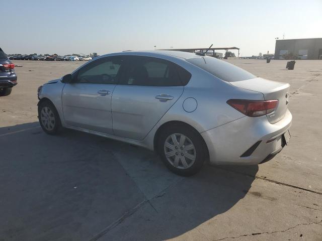 3KPA24AD9ME407030 - 2021 KIA RIO LX SILVER photo 2