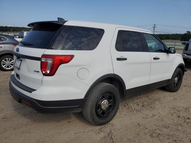 1FM5K8AR1JGA15929 - 2018 FORD EXPLORER POLICE INTERCEPTOR WHITE photo 3