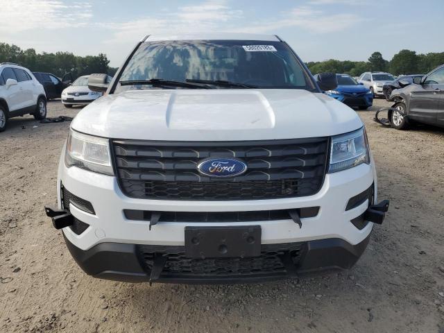 1FM5K8AR1JGA15929 - 2018 FORD EXPLORER POLICE INTERCEPTOR WHITE photo 5